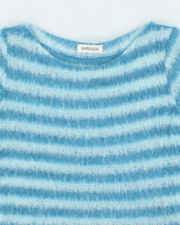 Vintage Rapislazri Stripe Wool Blend Jumper - S