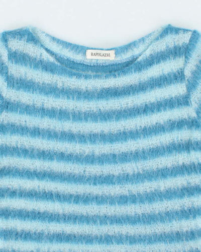 Vintage Rapislazri Stripe Wool Blend Jumper - S