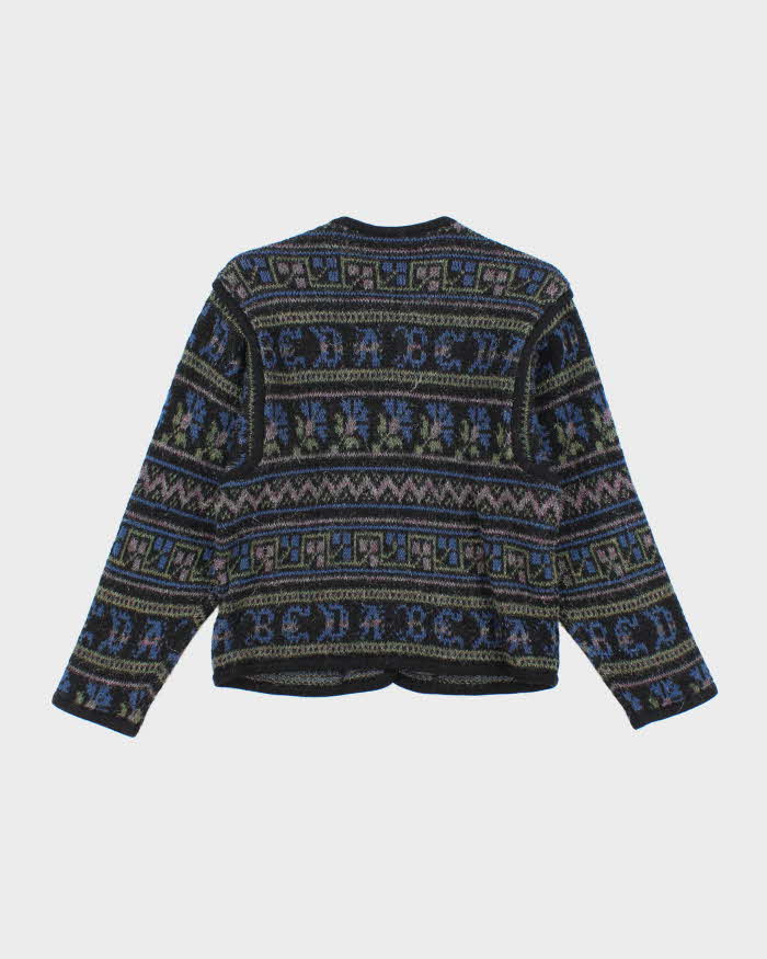Vintage Geiger Mohair &amp; Wool Blend Cardigan - S