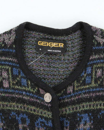 Vintage Geiger Mohair & Wool Blend Cardigan - S