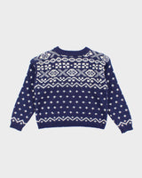 Vintage Brass Plum Chunky Knit Wool Jumper - M