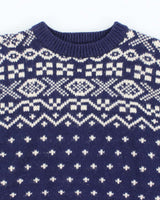 Vintage Brass Plum Chunky Knit Wool Jumper - M