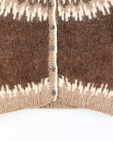 Vintage Handmade Chunky Wool Blend Cardigan - XL