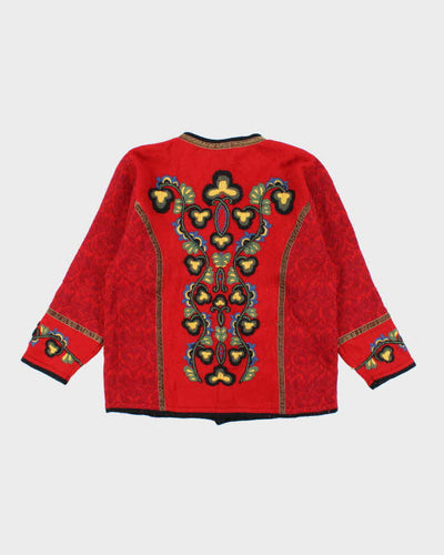 Vintage Vrikke Nordic Wool Cardigan - L