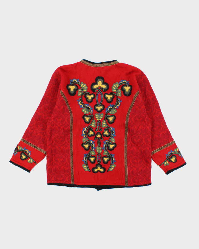 Vintage Vrikke Nordic Wool Cardigan - L