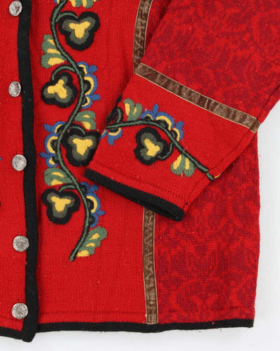 Vintage Vrikke Nordic Wool Cardigan - L
