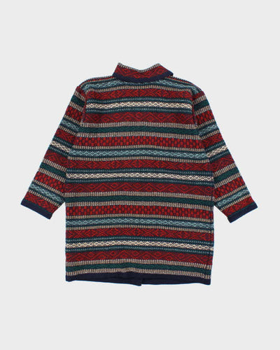 Vintage 80s 90s Laura Ashley Chunky Wool Cardigan - L