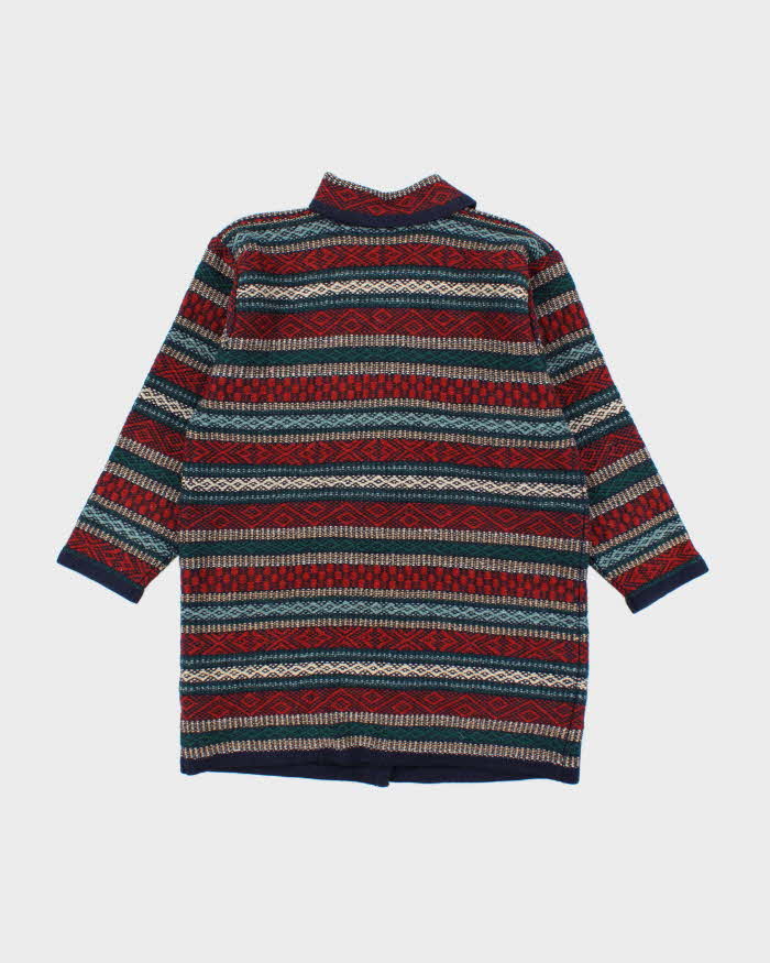Vintage 80s 90s Laura Ashley Chunky Wool Cardigan - L