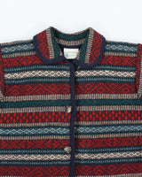 Vintage 80s 90s Laura Ashley Chunky Wool Cardigan - L