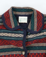 Vintage 80s 90s Laura Ashley Chunky Wool Cardigan - L