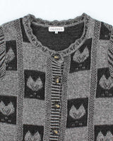 Vintage 90s 00s Gracious Short Sleeve Cardigan - M