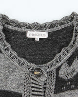 Vintage 90s 00s Gracious Short Sleeve Cardigan - M