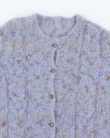 Vintage Handmade Mohair Blend Chunky Knit Cardigan - L