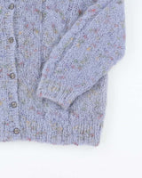 Vintage Handmade Mohair Blend Chunky Knit Cardigan - L