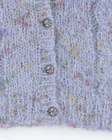Vintage Handmade Mohair Blend Chunky Knit Cardigan - L