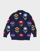 Vintage 90s Susan Bristol Wool Chunky Knit Jumper - L