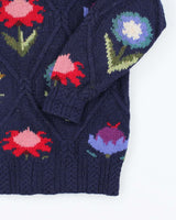 Vintage 90s Susan Bristol Wool Chunky Knit Jumper - L