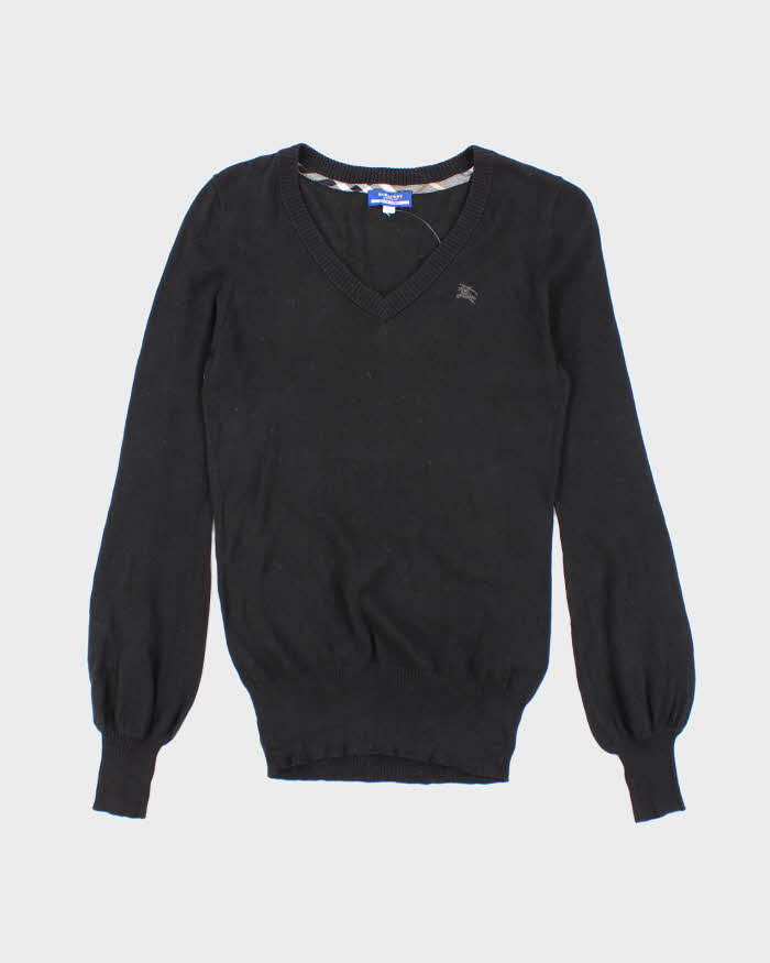 Vintage Burberry Blue Label Knit Jumper - S