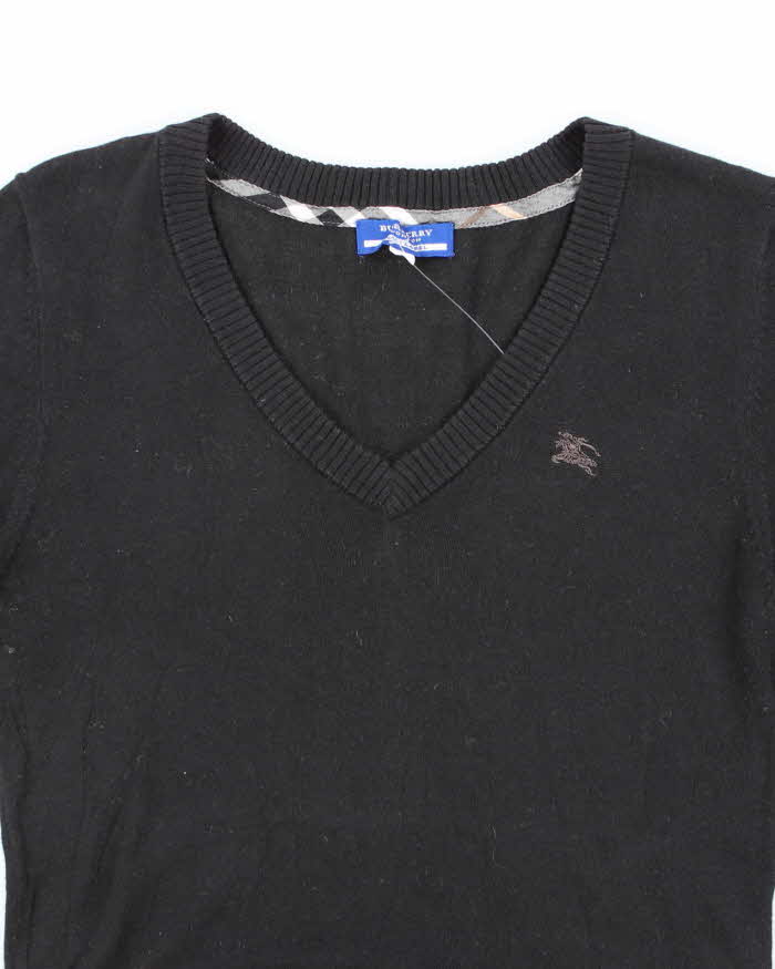 Vintage Burberry Blue Label Knit Jumper - S