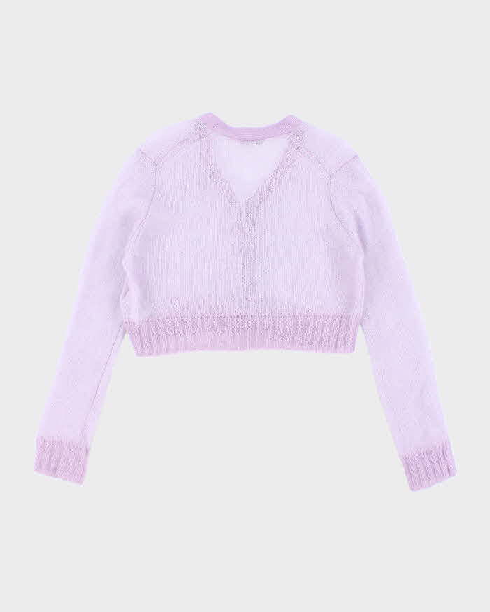 Acne Studios Mohair & Wool Blend Cardigan - L