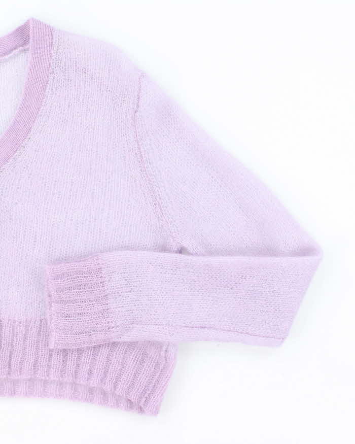 Acne Studios Mohair &amp; Wool Blend Cardigan - L