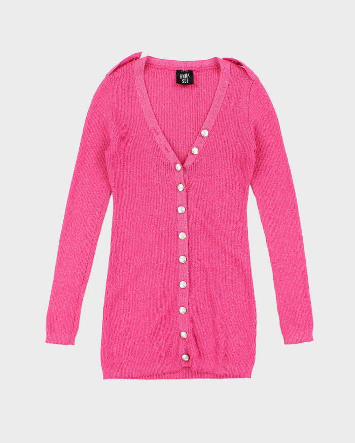 Vintage Anna Sui Glitter Cardigan - XS