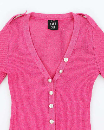 Vintage Anna Sui Glitter Cardigan - XS