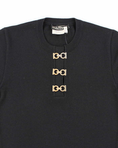 Vintage 90s Salvatore Ferragamo Wool Jumper - S