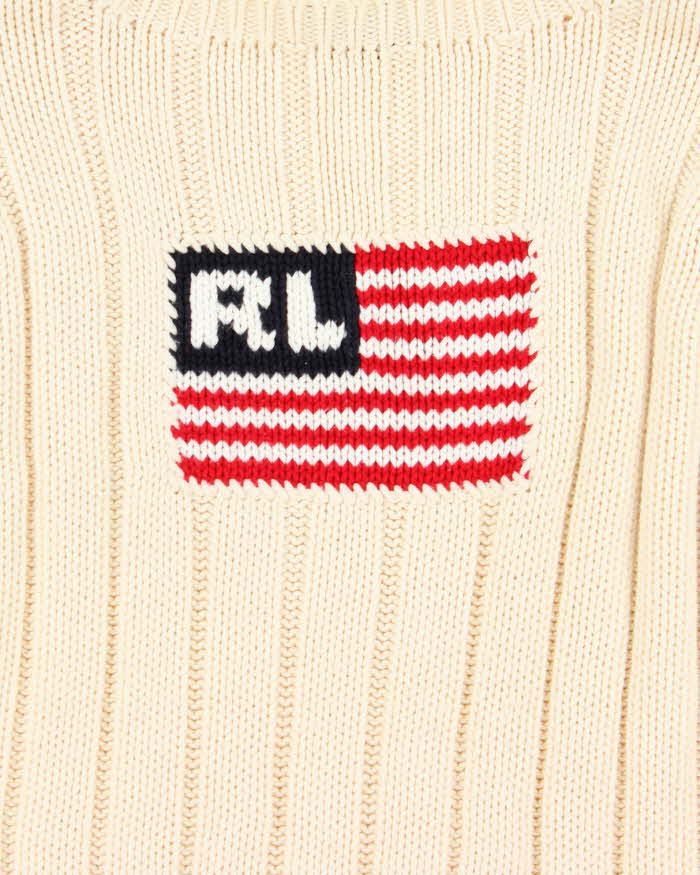 Vintage 90s Ralph Lauren Polo Jeans Knit Jumper - S