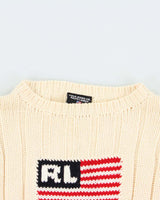 Vintage 90s Ralph Lauren Polo Jeans Knit Jumper - S