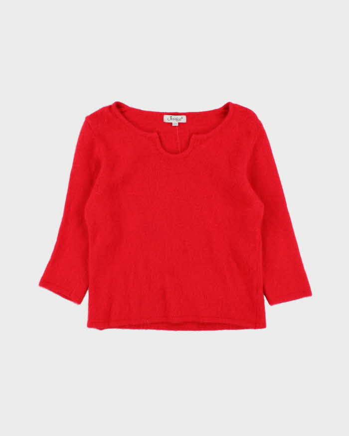 Vintage 90s Jessica Angora &amp; Wool Blend Jumper - M