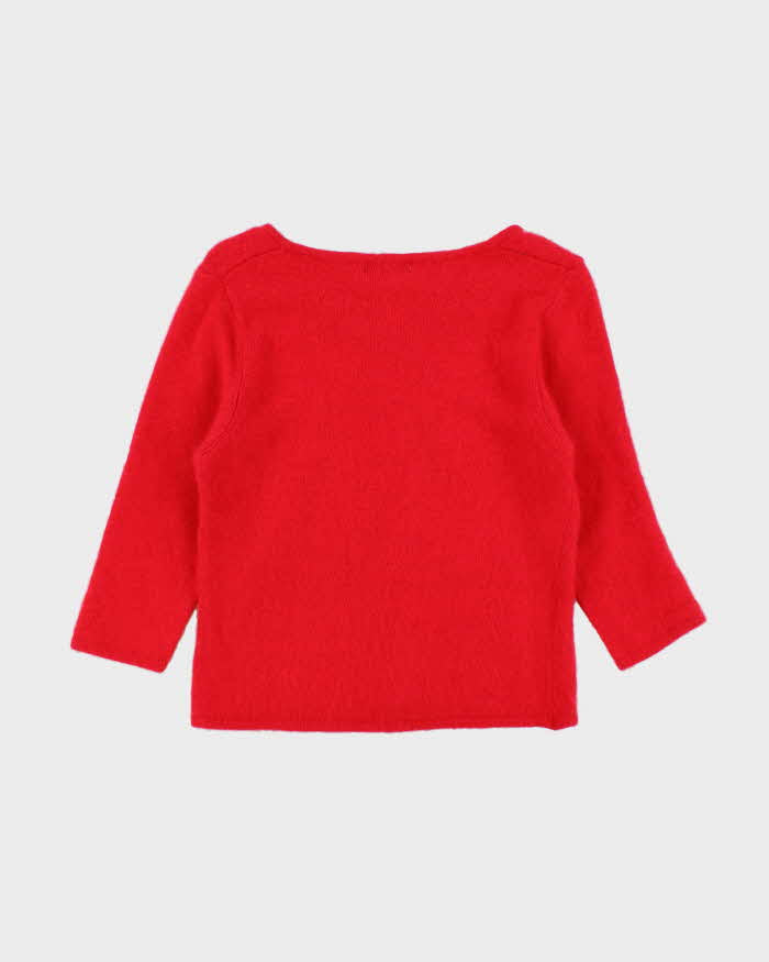 Vintage 90s Jessica Angora & Wool Blend Jumper - M