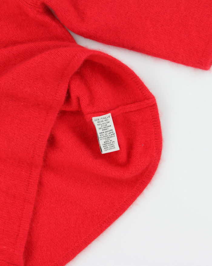 Vintage 90s Jessica Angora & Wool Blend Jumper - M