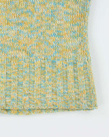 Vintage 90s 00s Chunky Roll Neck Sleeveless Jumper - S