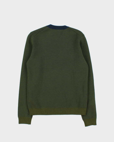 Vintage Kenzo Embroidered Wool Neck Jumper - XS
