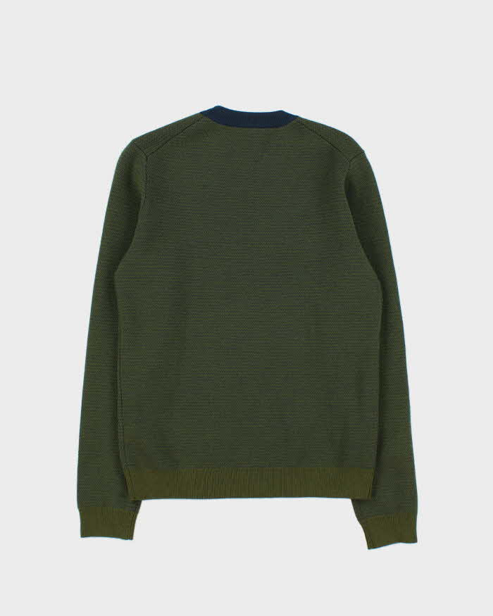 Vintage Kenzo Embroidered Wool Neck Jumper - XS