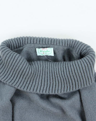 Deadstock Vintage 80s Benetton Mohair & Wool Jumper - M