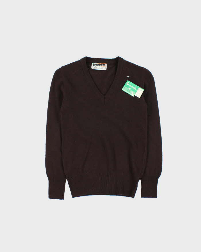 Deadstock Vintage 80s Benetton Wool Jumper - S