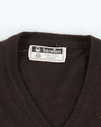 Deadstock Vintage 80s Benetton Wool Jumper - S