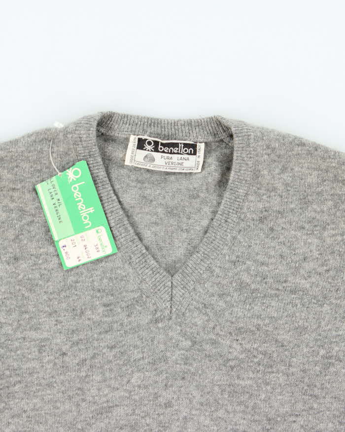 Deadstock Vintage 80s Benetton Wool Jumper - S