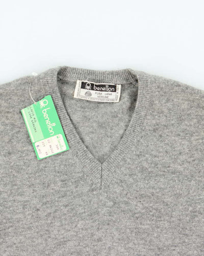 Deadstock Vintage 80s Benetton Wool Jumper - S