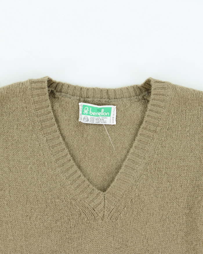 Deadstock Vintage 80s Benetton Wool Jumper - M