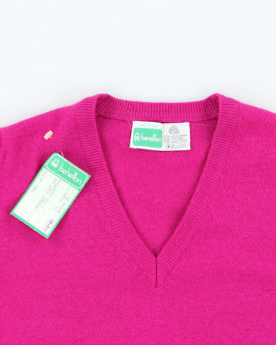 Deadstock Vintage 80s Benetton Wool Jumper - M