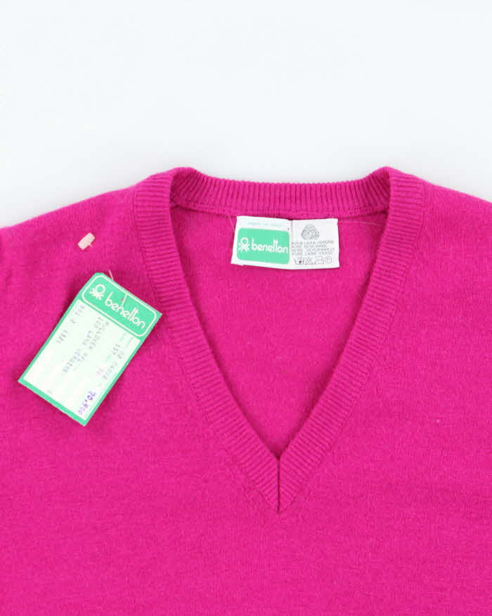 Deadstock Vintage 80s Benetton Wool Jumper - M