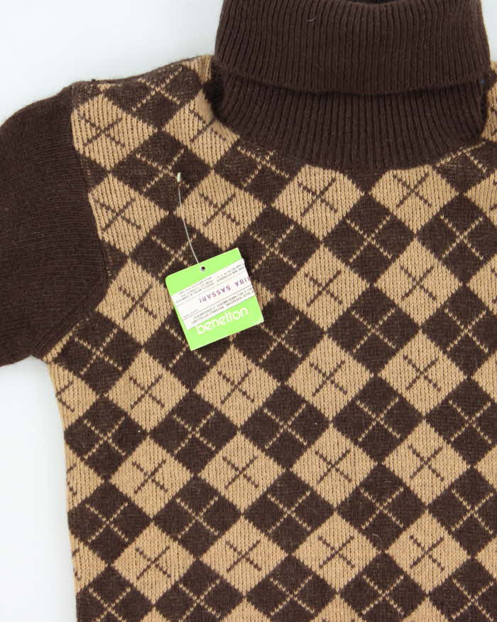 Deadstock Vintage 80s Benetton Wool Jumper - XS