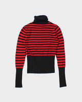 Vintage Y2k 00s Tropi Stripe Knit Jumper - XS