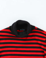 Vintage Y2k 00s Tropi Stripe Knit Jumper - XS
