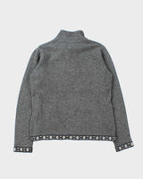 Vintage Eddie Bauer Wool Quarter-Zip Jumper - S