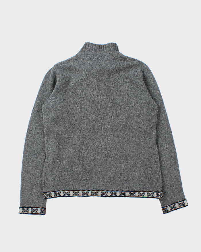 Vintage Eddie Bauer Wool Quarter-Zip Jumper - S