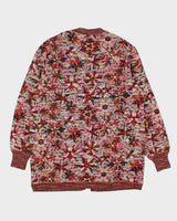 Vintage 90s Missoni Patterned Cardigan - M